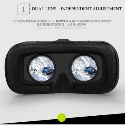 3D VR Headset for Smartphones – Adjustable Lens & FOV