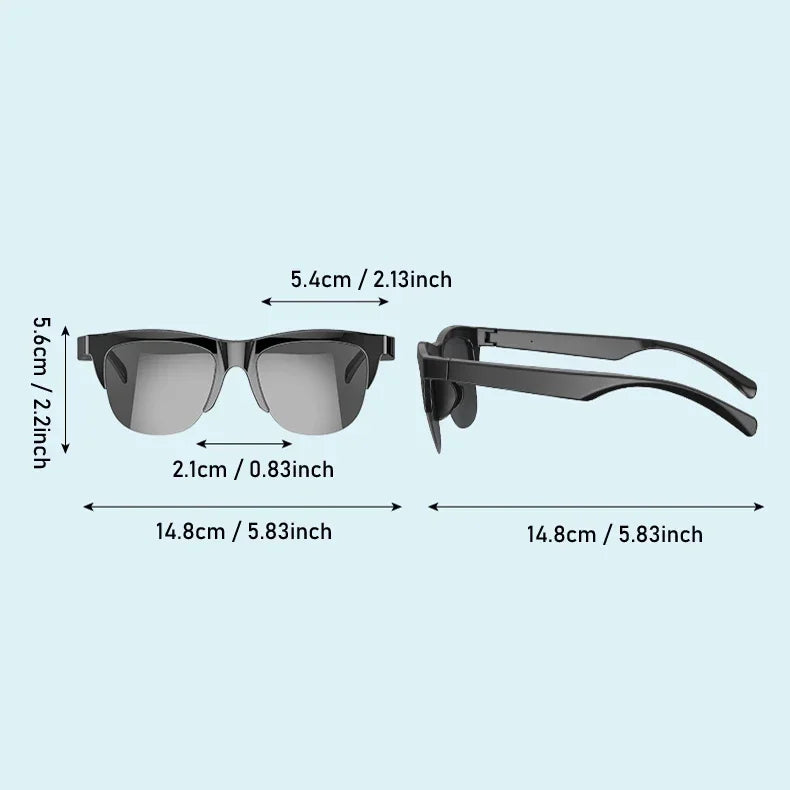 Bluetooth Audio Sunglasses With Calling & UV Protection