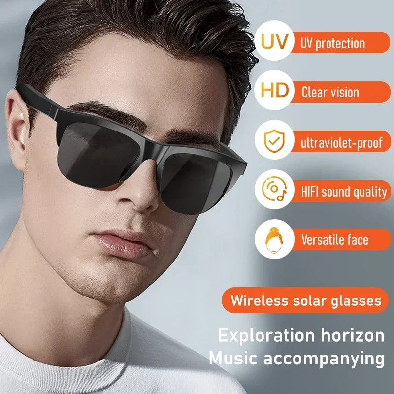 Bluetooth Audio Sunglasses With Calling & UV Protection