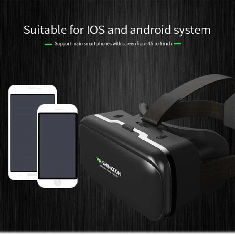 3D VR Headset for Smartphones – Adjustable Lens & FOV