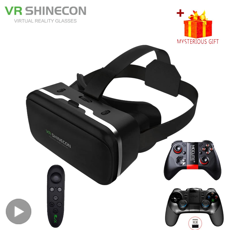 3D VR Headset for Smartphones – Adjustable Lens & FOV